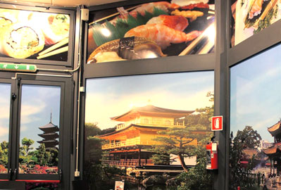 Adesivo per interni Ristorante Mr. Wok